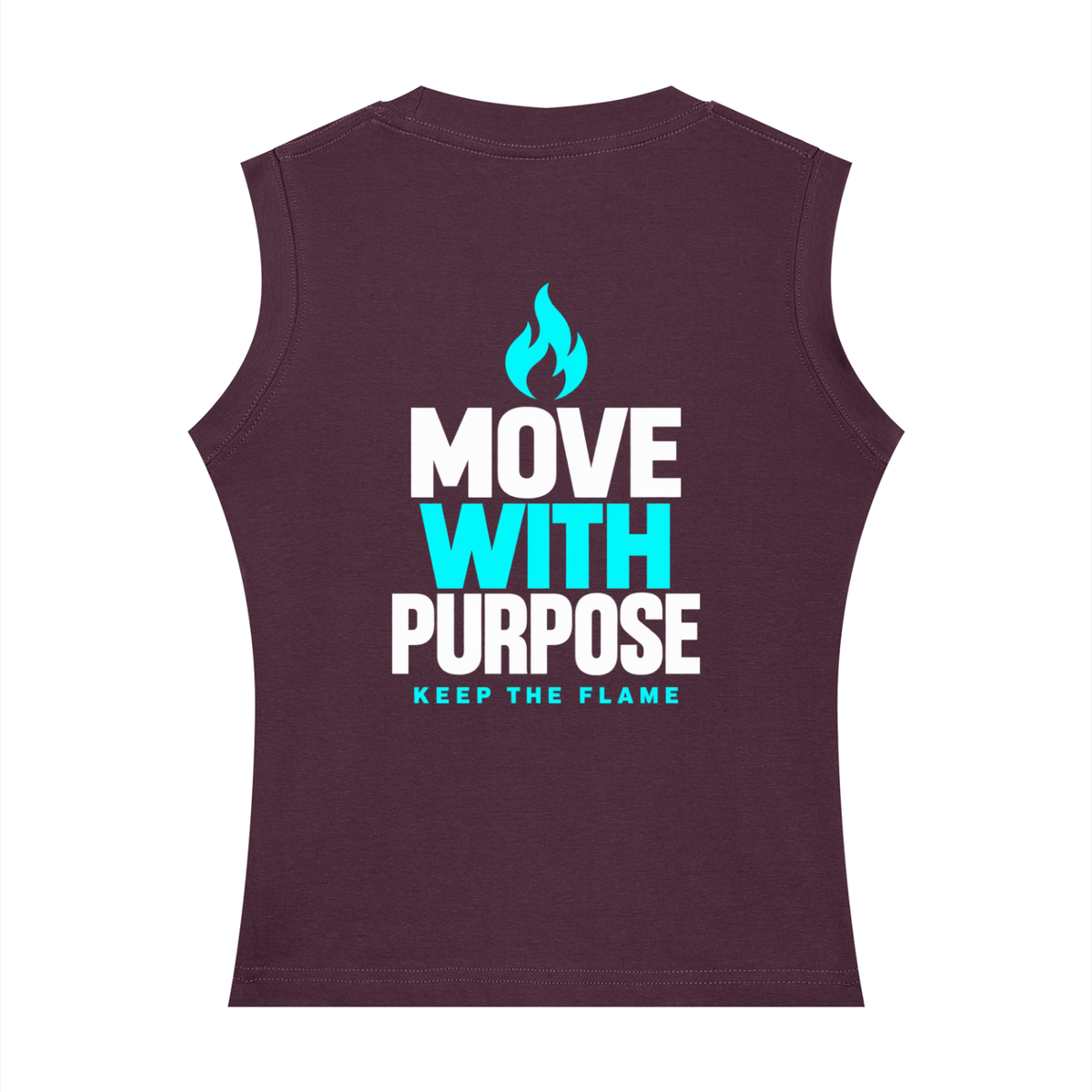 Keep The Flame — Move With Purpose Women’s Tank | Turquoise