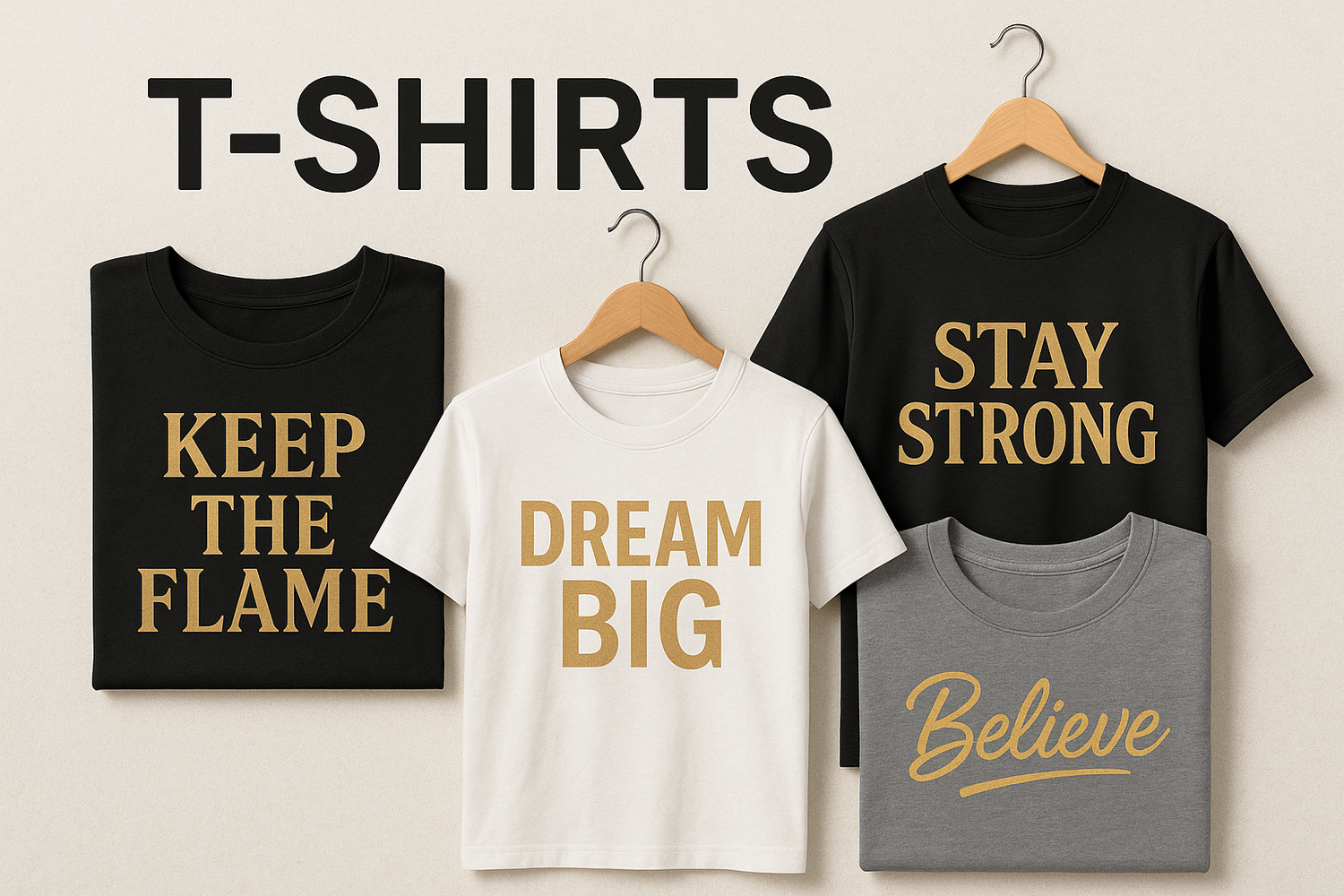 T-Shirts with Positive Messages Collection Banner
