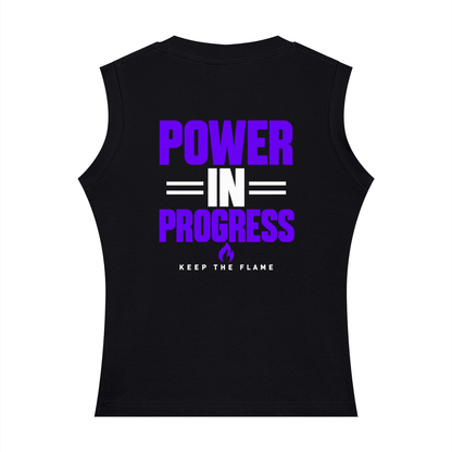 Keep The Flame — Power In Progress Women’s Tank | Violet
