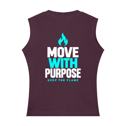 Keep The Flame — Move With Purpose Women’s Tank | Turquoise