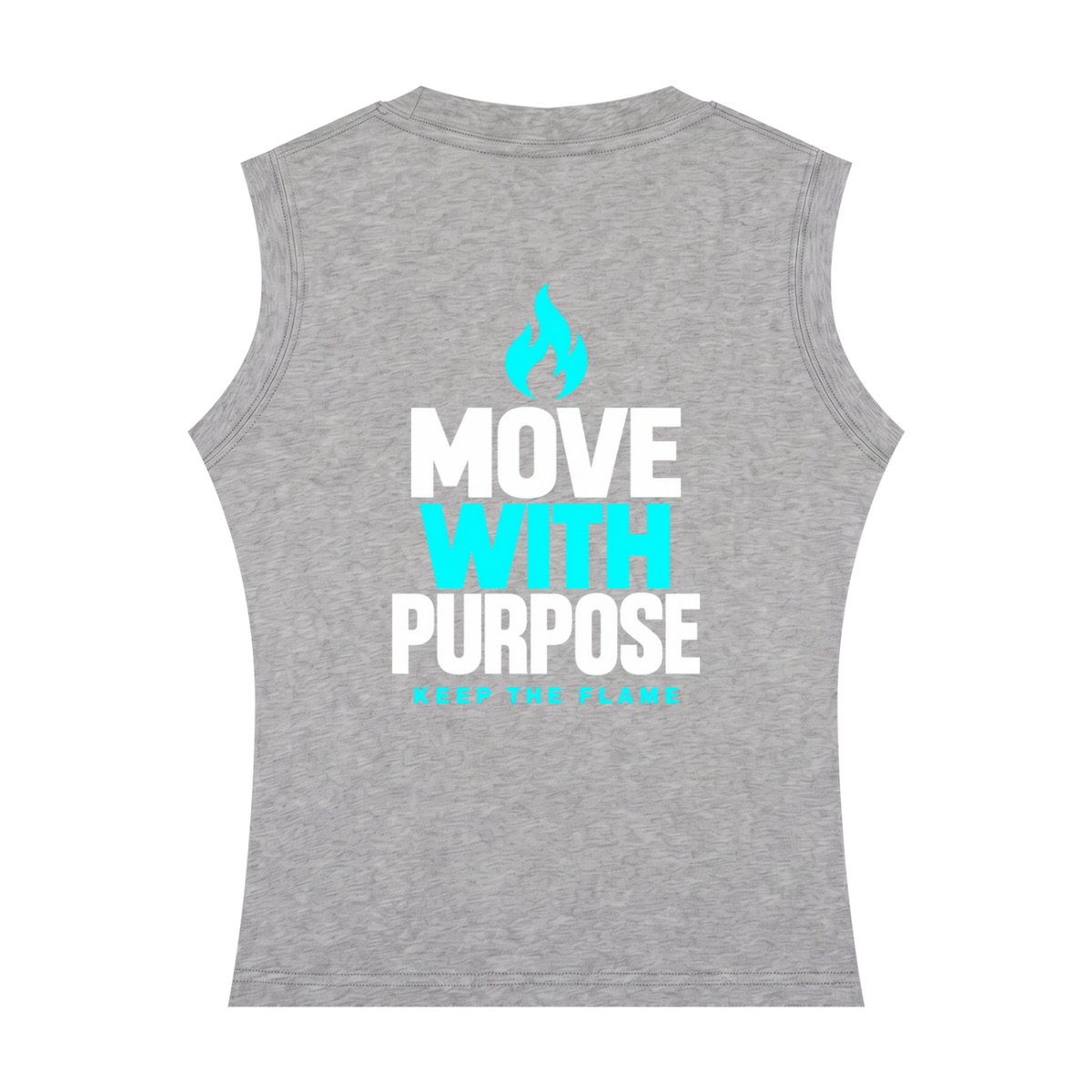 Keep The Flame — Move With Purpose Women’s Tank | Turquoise