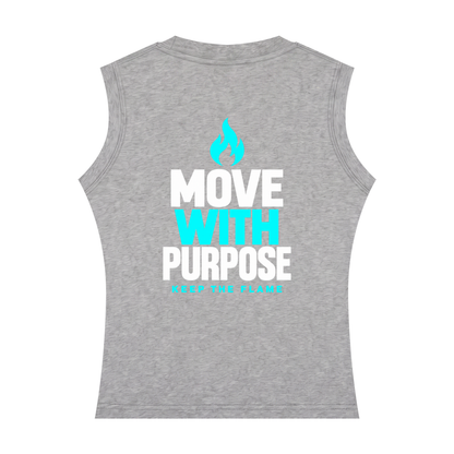 Keep The Flame — Move With Purpose Women’s Tank | Turquoise