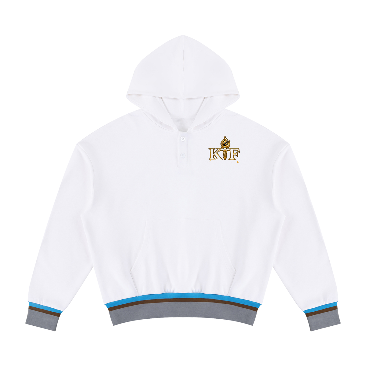Unisex Oversized Color Block Boxy Hoodie