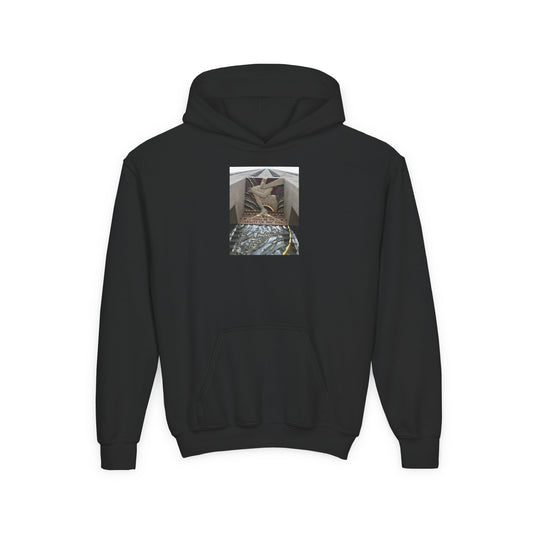 Hooded Sweatshirt with Wisdom and Knowledge Design