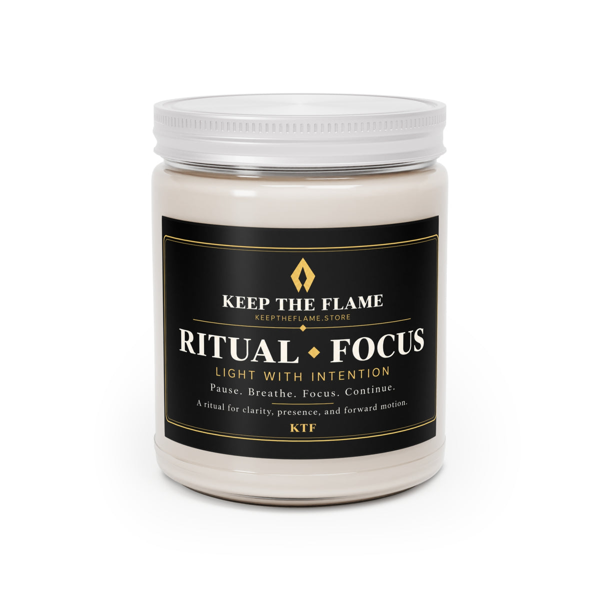 KTF Ritual Focus — 9 oz Scented Soy Candle
