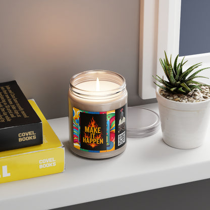 Vela perfumada de 9 oz - Reto de 30 días "Hazlo realidad"