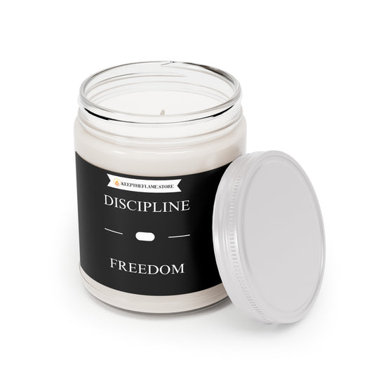 Scented Candle, 9oz - Discipline Freedom Aromatherapy Relaxation Gift