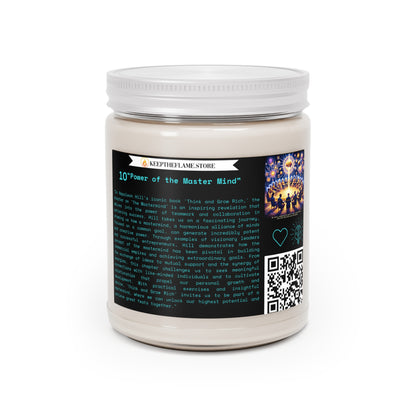 #10 "EL PODER DE LA MENTE MAESTRA" de Thinkers Design, Velas perfumadas de 9 oz