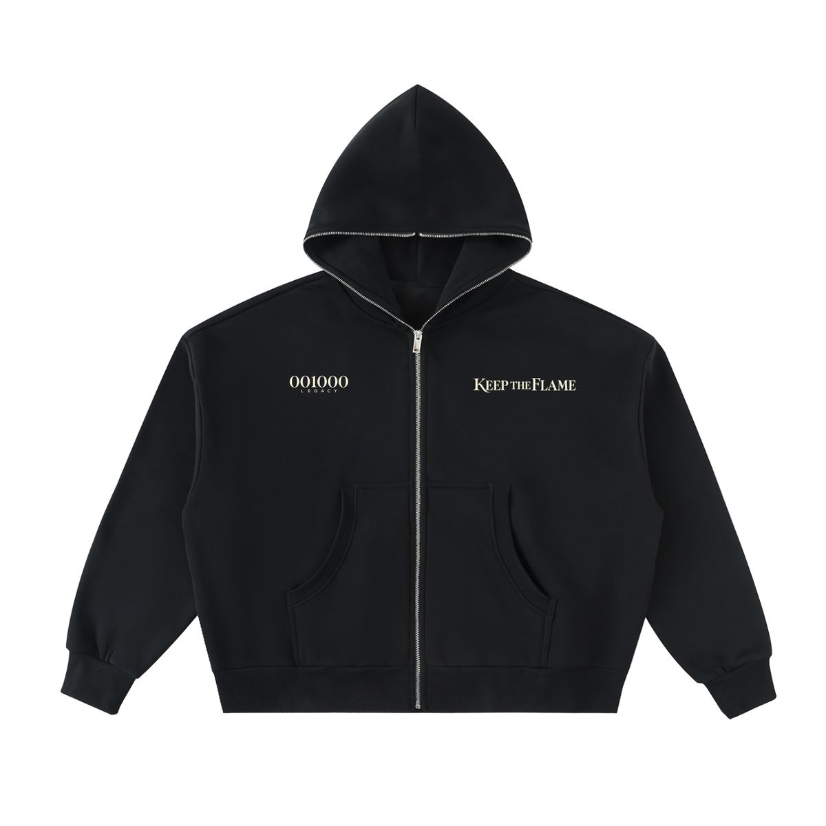 KTF Momentum — Men’s Boxy Full-Zip Hoodie