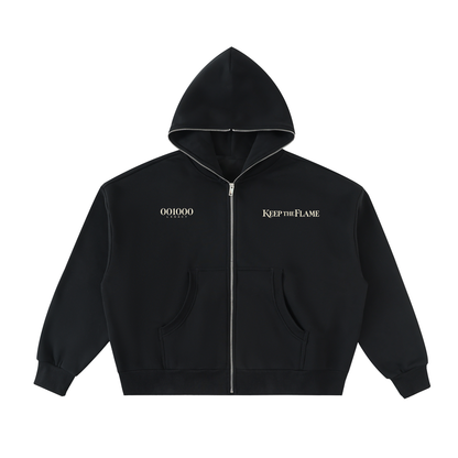 KTF Momentum — Men’s Boxy Full-Zip Hoodie