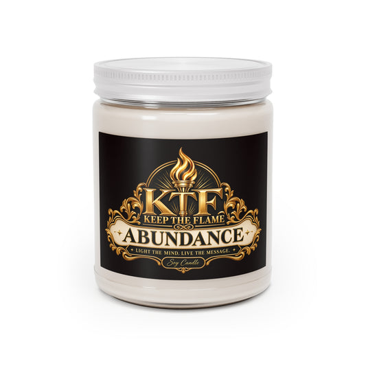 KTF ABUNDANCE – Luxury Scented Soy Candle | 9oz | Keep The Flame