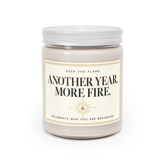 KTF ANOTHER YEAR. MORE FIRE. | 9 oz Scented Soy Candle