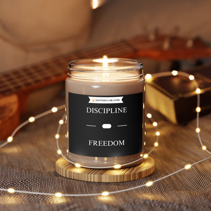 Vela perfumada de 250 ml - Disciplina, libertad, aromaterapia, regalo relajante