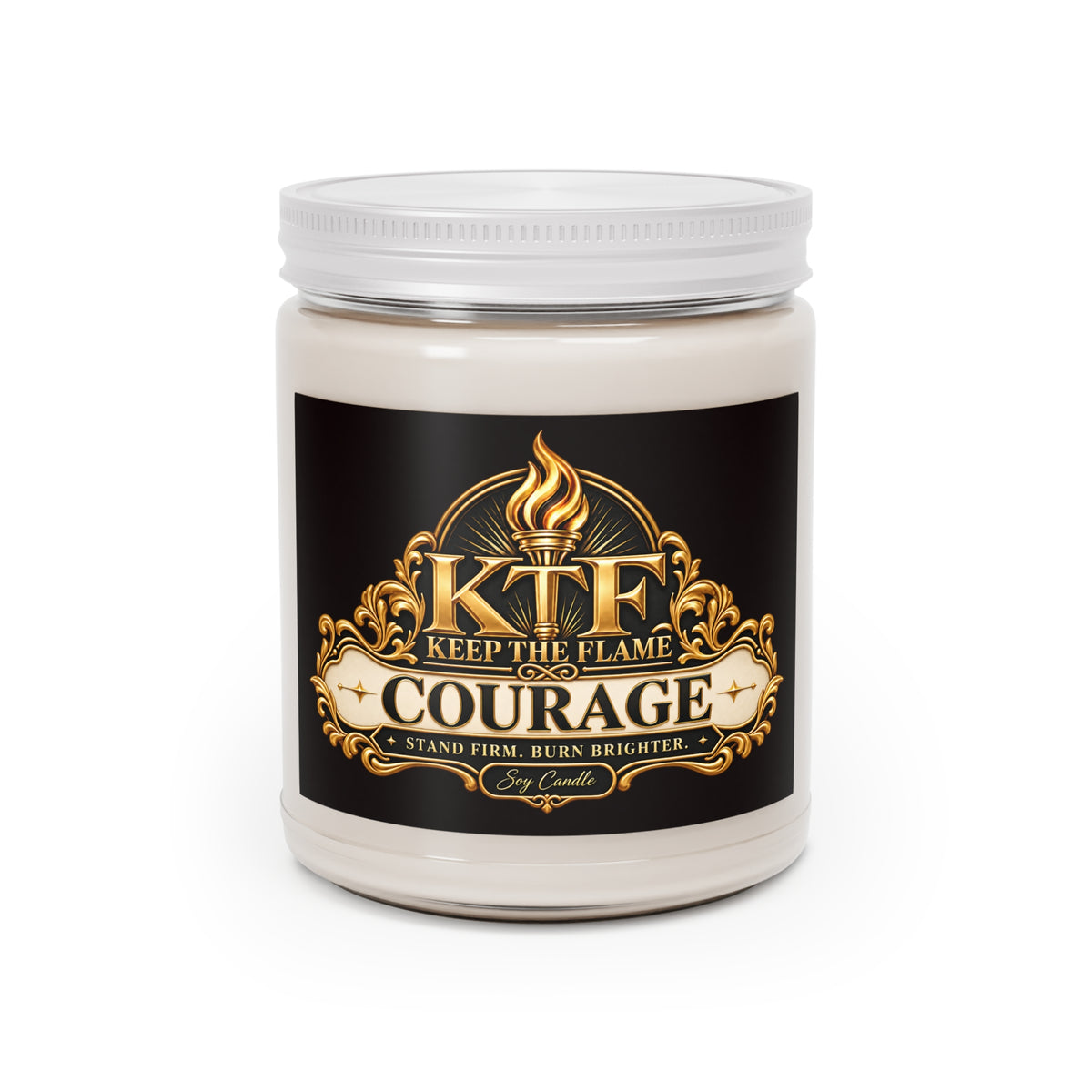 KTF COURAGE – Premium Scented Soy Candle | 9oz | Keep The Flame