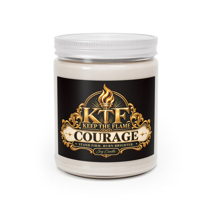 KTF COURAGE – Premium Scented Soy Candle | 9oz | Keep The Flame