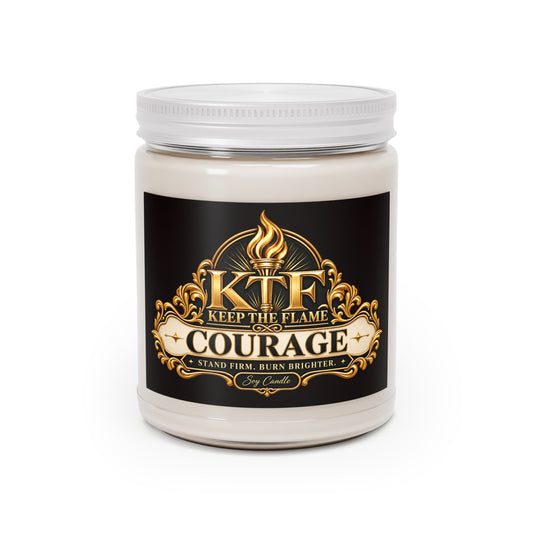KTF COURAGE – Premium Scented Soy Candle | 9oz | Keep The Flame