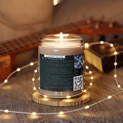 #12 - ''LA MENTE SUBCONSCIENTE'' - Vela de meditación Puente a la Inteligencia Infinita, vela mágica perfumada de 9 oz