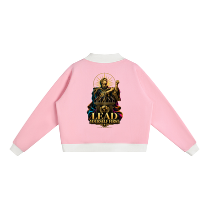 Women’s Mock Neck Crewneck Sweatshirt