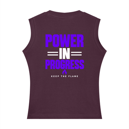 Keep The Flame — Power In Progress Women’s Tank | Violet