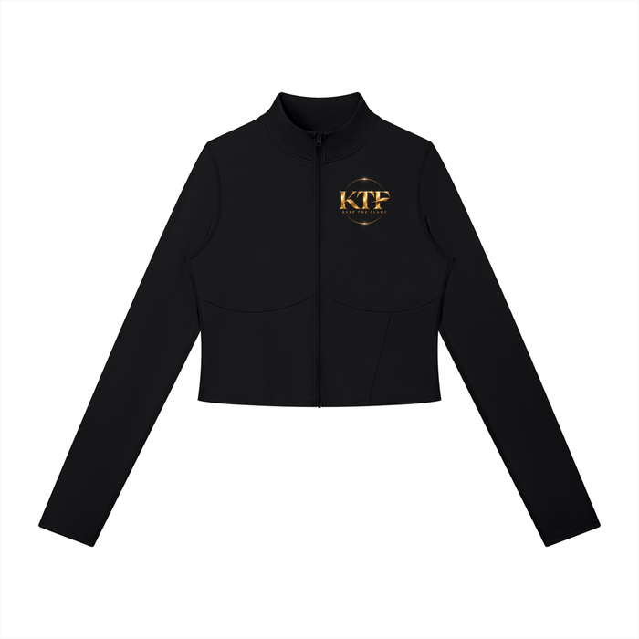 Chaqueta deportiva con cremallera para mujer