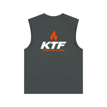 Keep The Flame — Earn Your Progress Tank Top | Orange