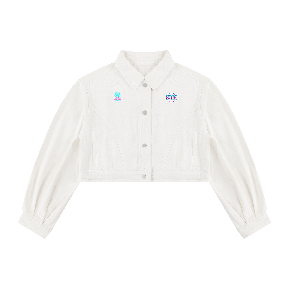 KTF Neon Miami Cropped Jacket — Hear It. Wear It. Live It.