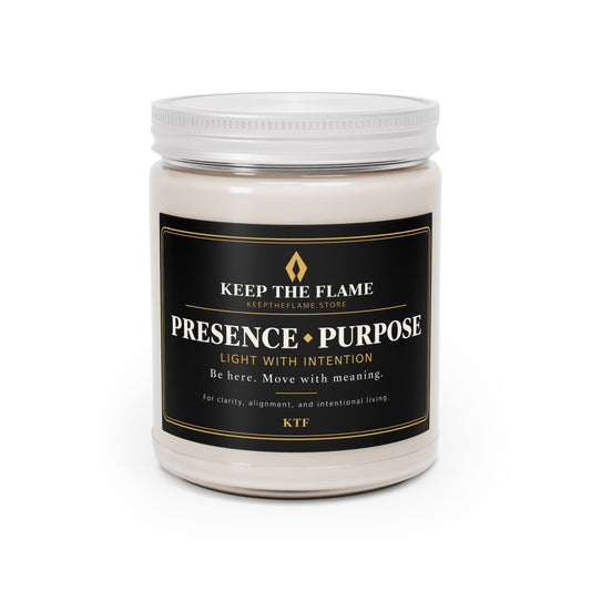 KTF PRESENT PURPOSE | 9 oz Scented Soy Candle