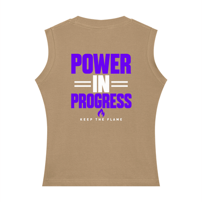 Keep The Flame — Power In Progress Women’s Tank | Violet