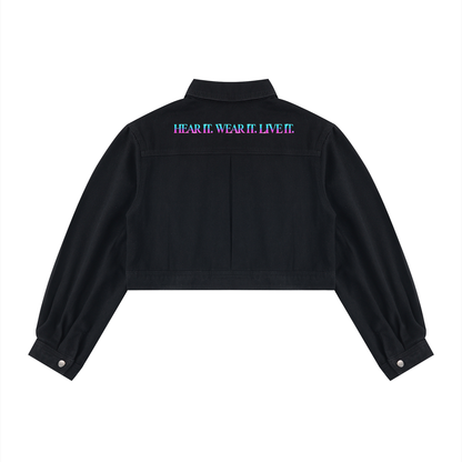 KTF Neon Miami Cropped Jacket — Hear It. Wear It. Live It.