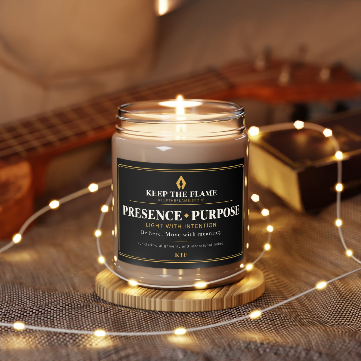 KTF PRESENT PURPOSE | 9 oz Scented Soy Candle
