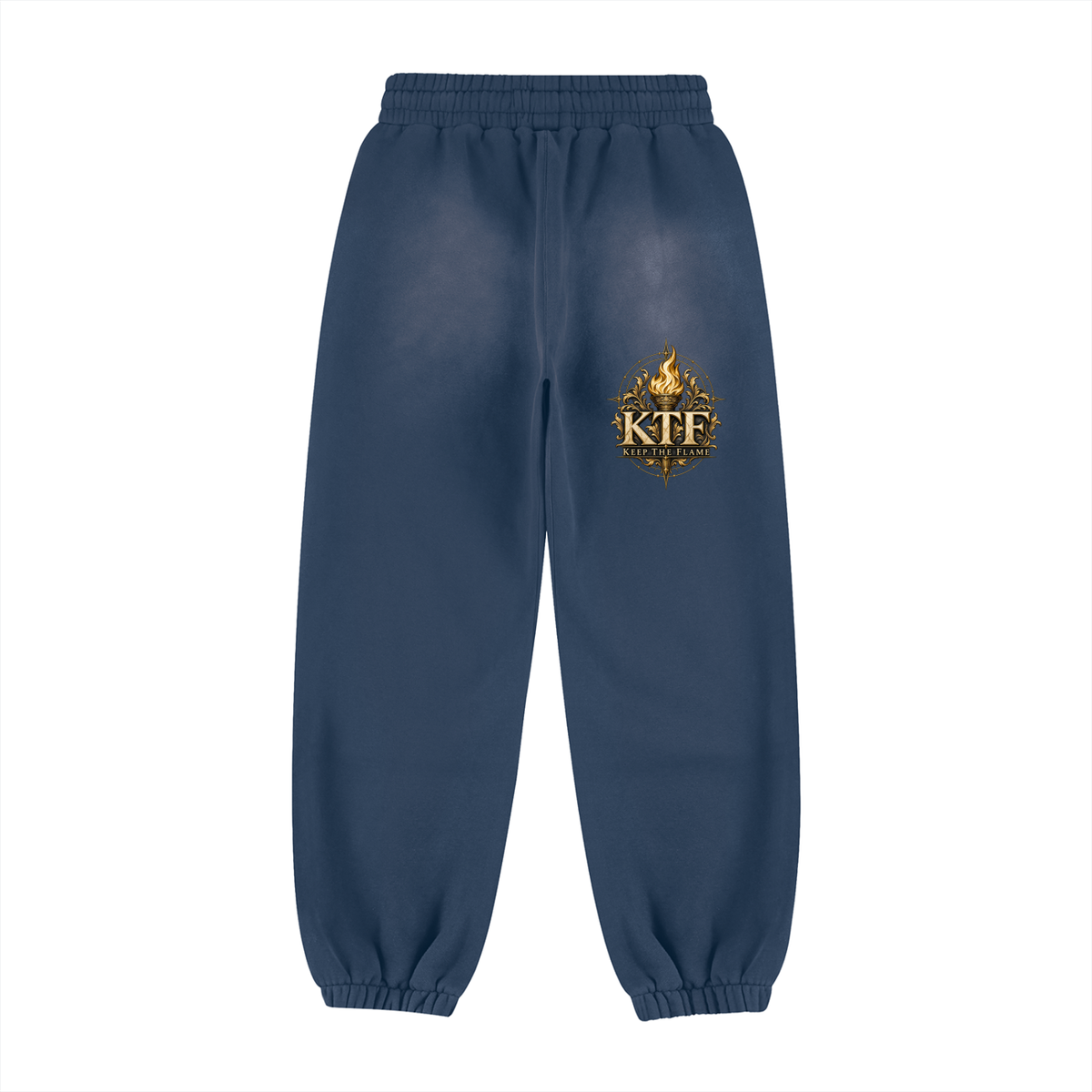 KTF Vintage-Washed Fleece Joggers