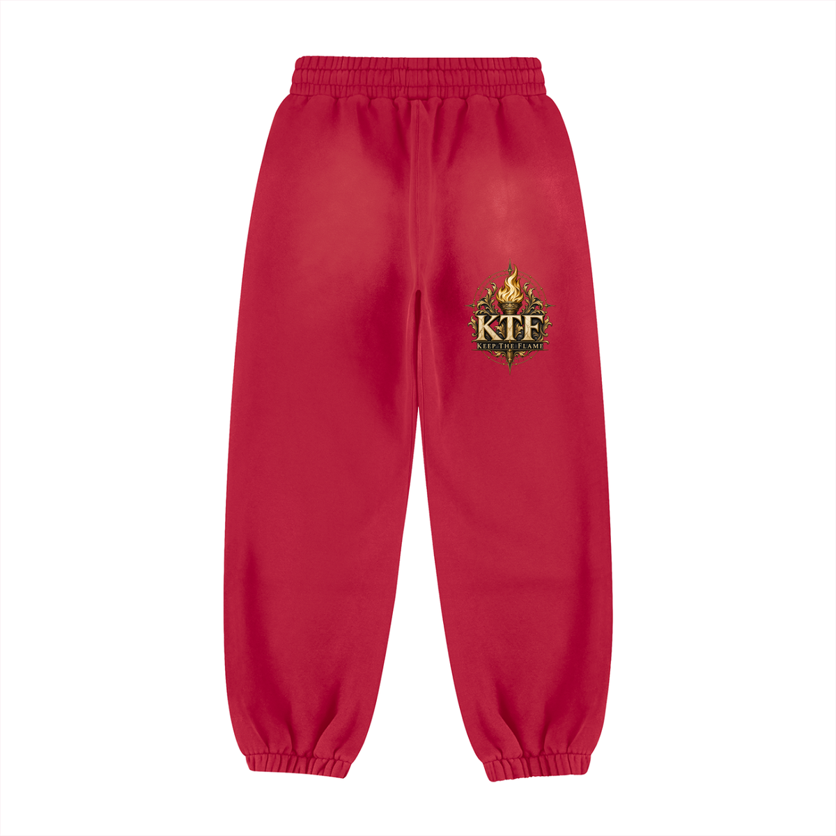 KTF Vintage-Washed Fleece Joggers
