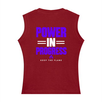 Keep The Flame — Power In Progress Women’s Tank | Violet