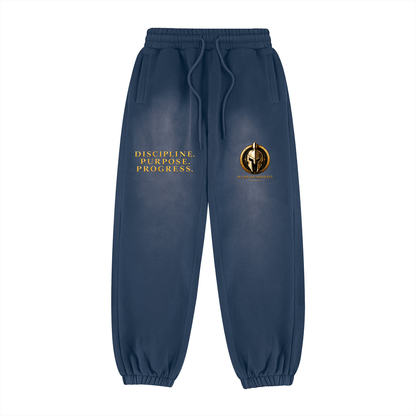 KTF Vintage-Washed Fleece Joggers