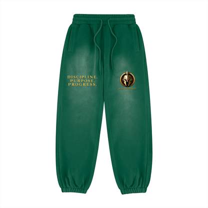 KTF Vintage-Washed Fleece Joggers