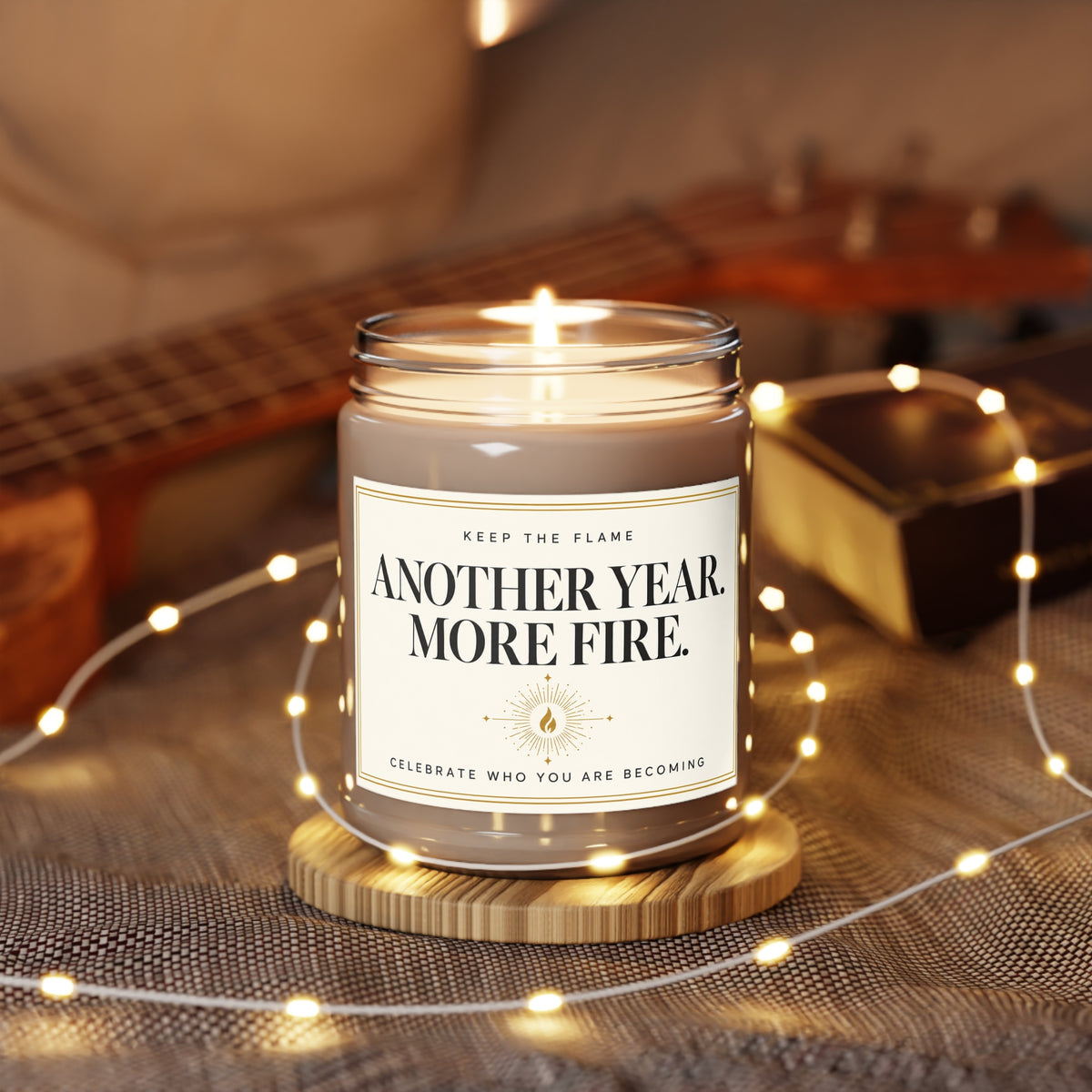 KTF ANOTHER YEAR. MORE FIRE. | 9 oz Scented Soy Candle