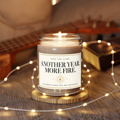 KTF ANOTHER YEAR. MORE FIRE. | 9 oz Scented Soy Candle