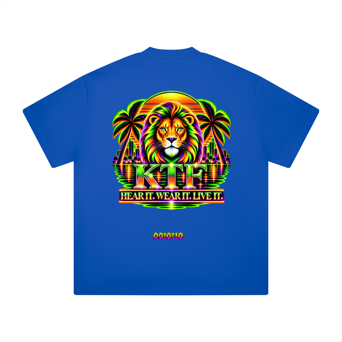 KTF Neon Lion 0010110 Heavyweight Tee