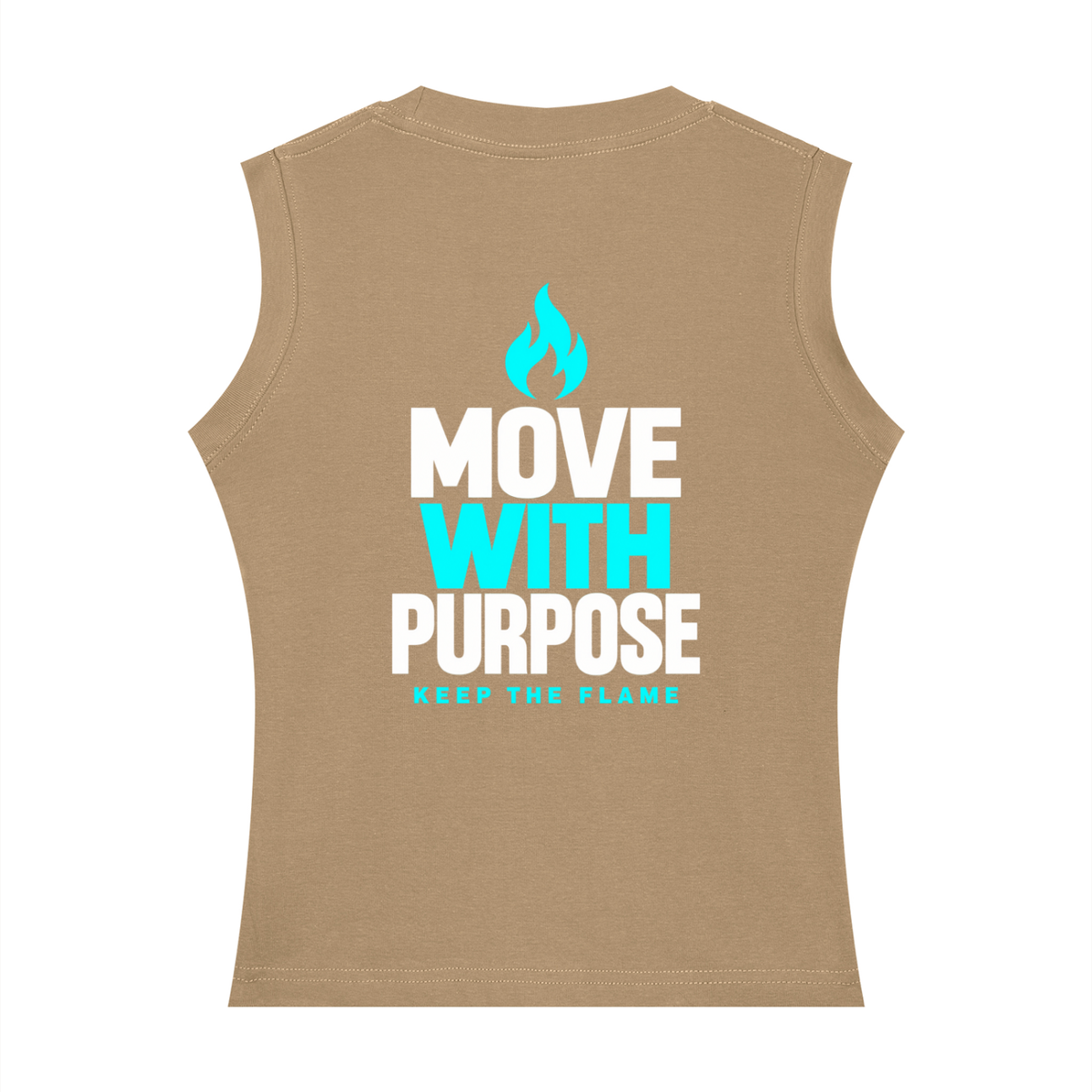 Keep The Flame — Move With Purpose Women’s Tank | Turquoise