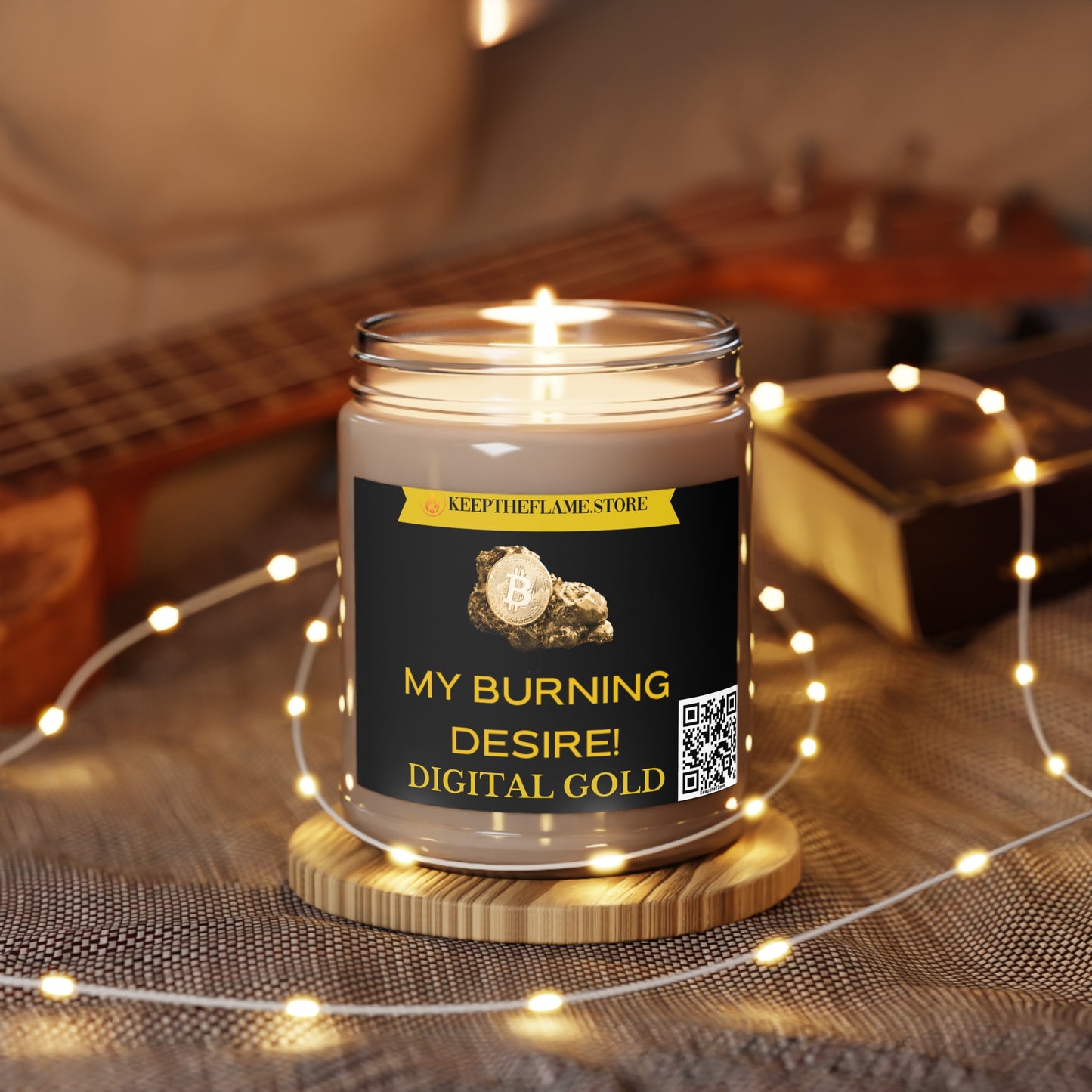 BITCOIN MY BURNING DESIRE MAGIC CANDLE
