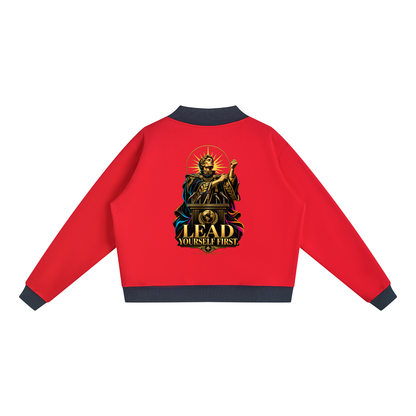 Women’s Mock Neck Crewneck Sweatshirt