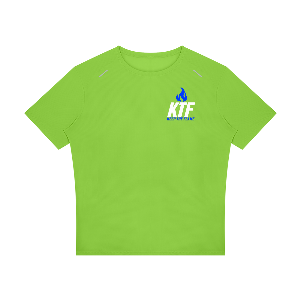 Keep The Flame — Show Up. Level Up. Graphic Tee | Electric Blue