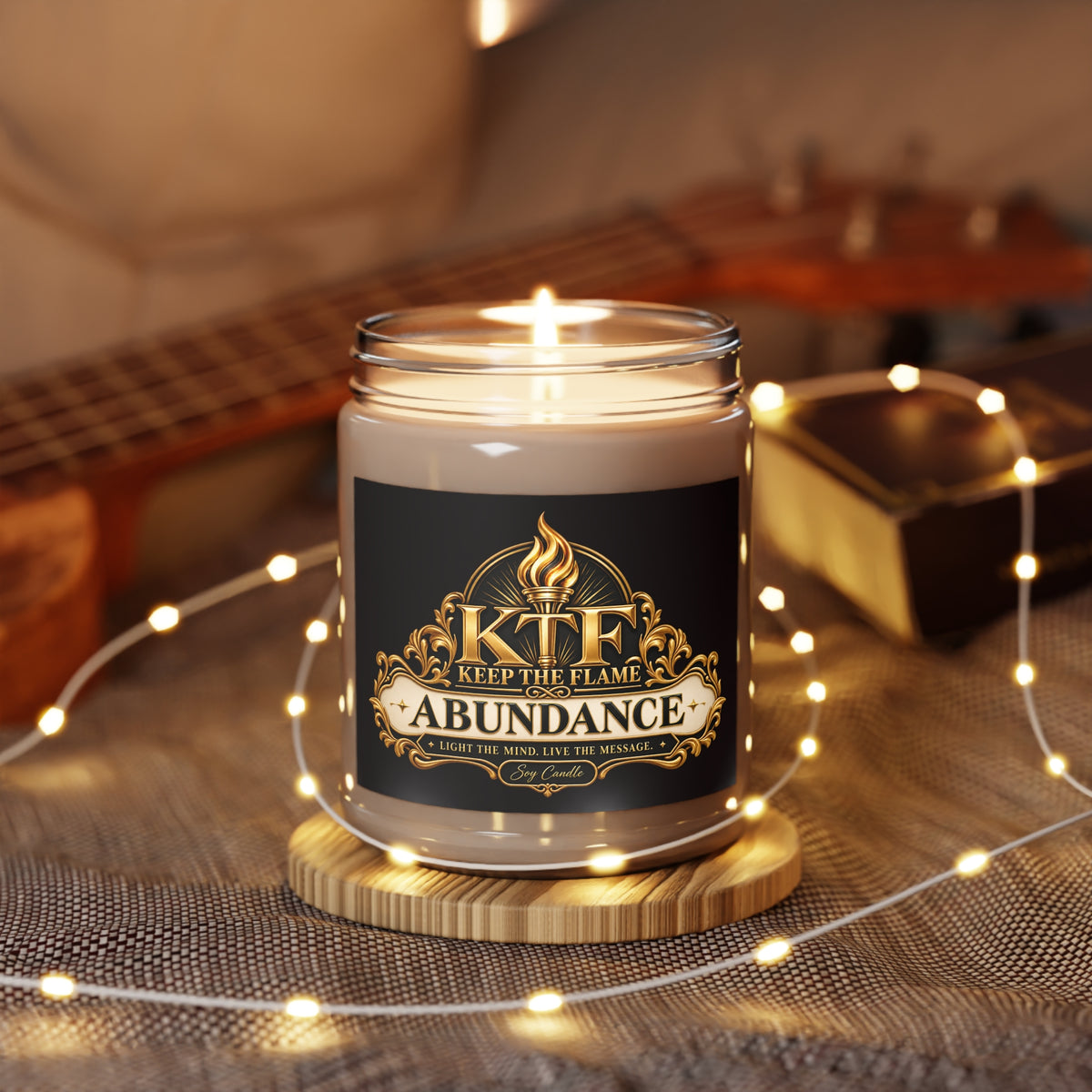KTF ABUNDANCE – Luxury Scented Soy Candle | 9oz | Keep The Flame
