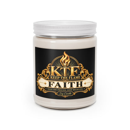 KTF FAITH – Premium Scented Soy Candle | 9oz | Keep The Flame