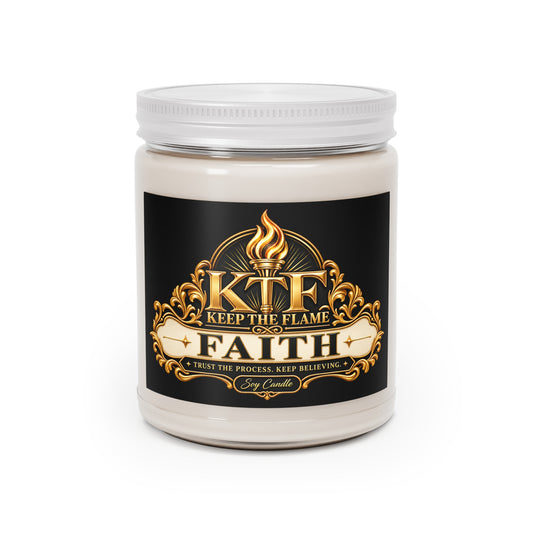 KTF FAITH – Premium Scented Soy Candle | 9oz | Keep The Flame