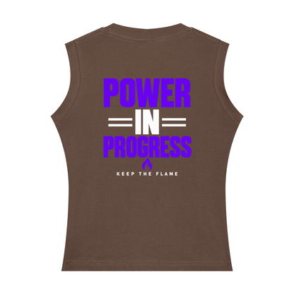 Keep The Flame — Power In Progress Women’s Tank | Violet