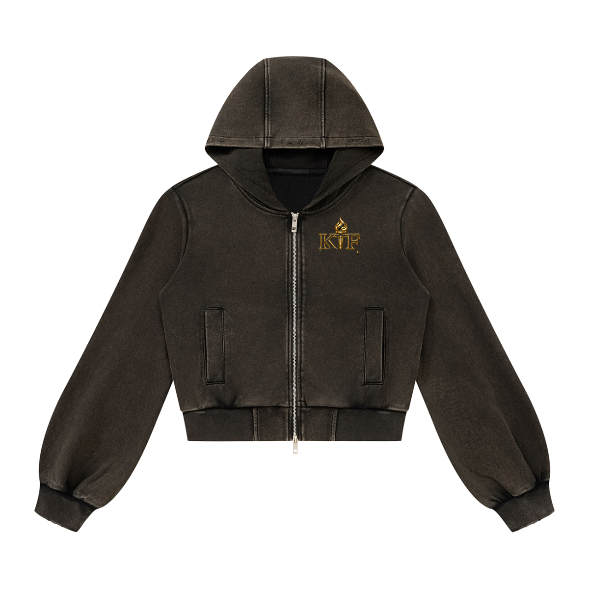 Women’s Vintage Wash Full Zip Hoodie