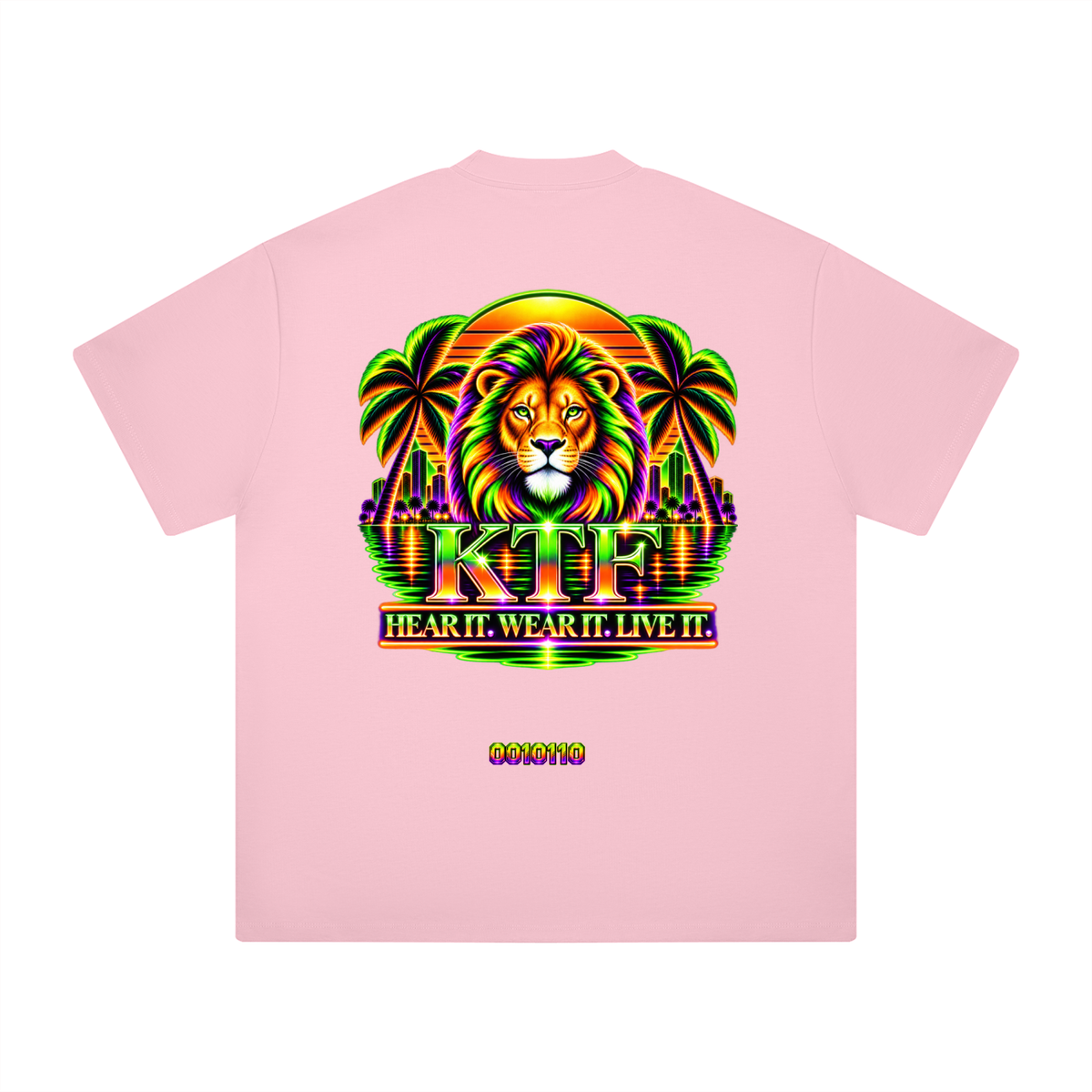 KTF Neon Lion 0010110 Heavyweight Tee