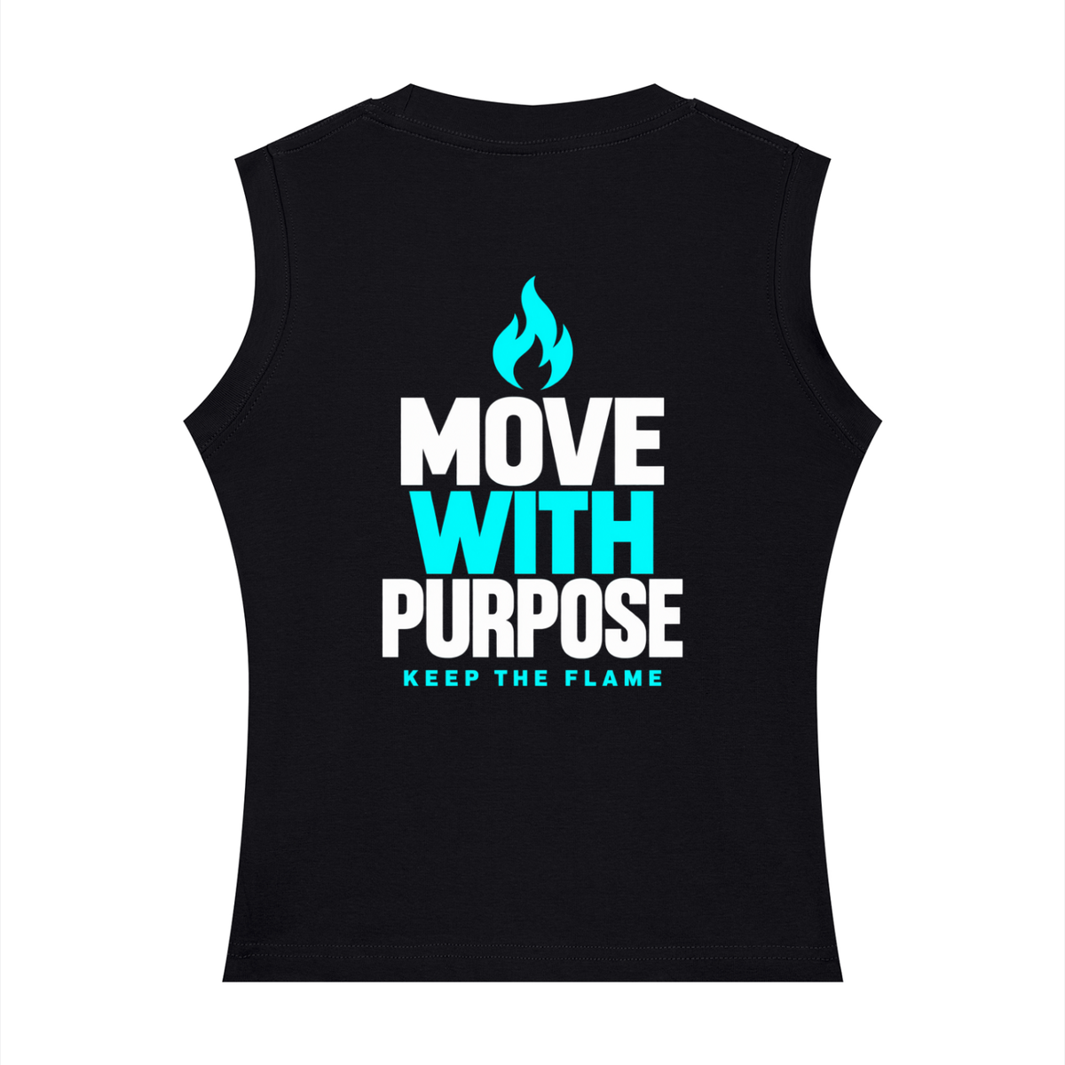 Keep The Flame — Move With Purpose Women’s Tank | Turquoise
