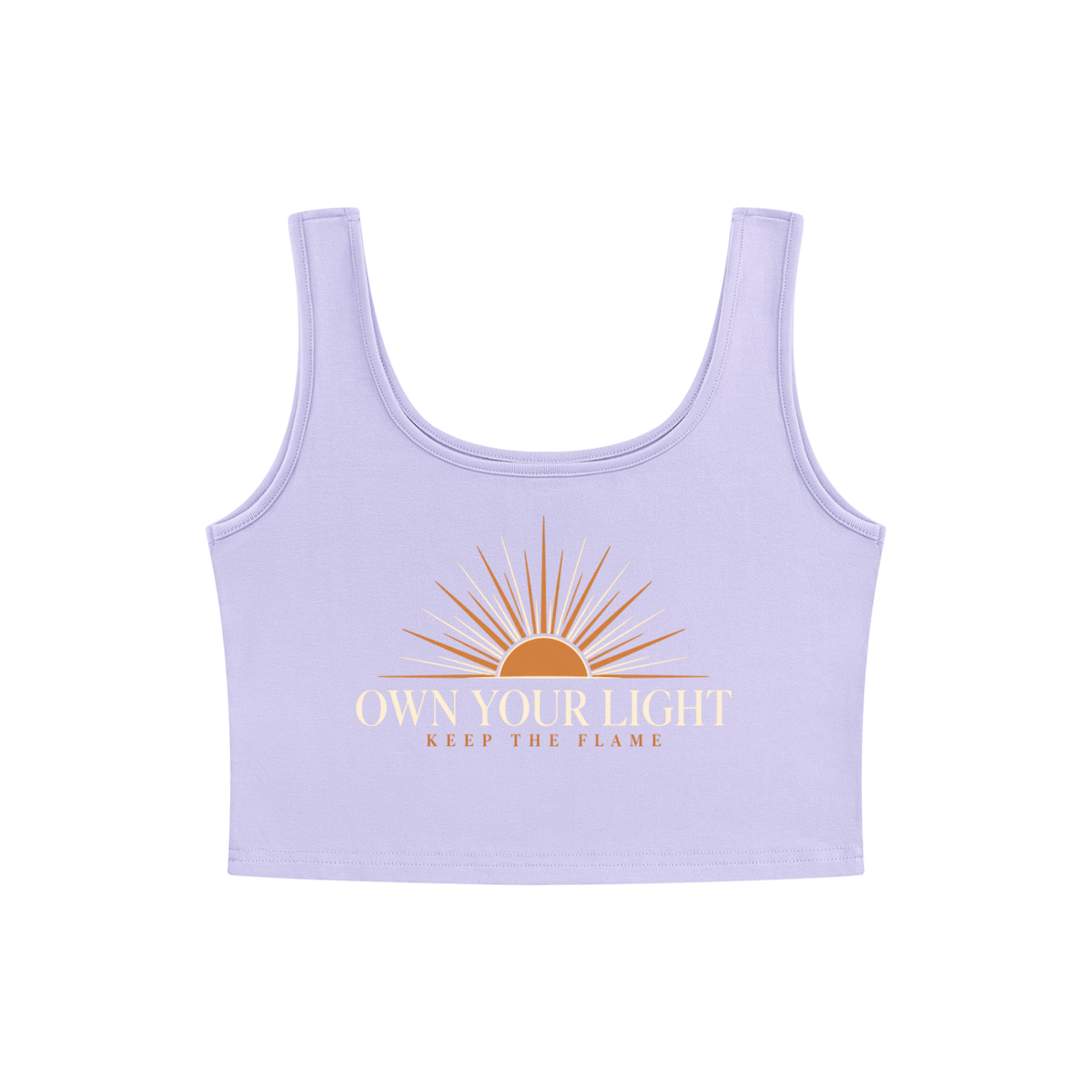 KTF Own Your Light — Women’s Cropped Tank
